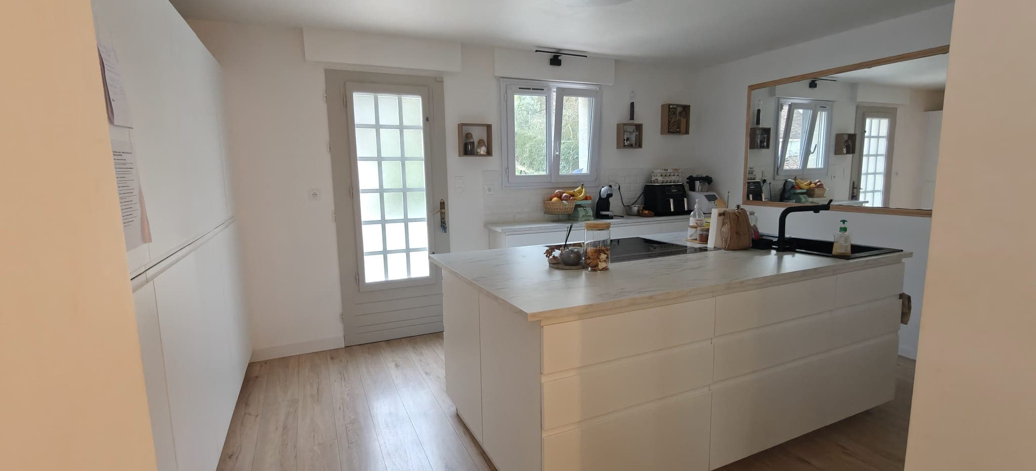 Acabamentos cuidados de uma obra de renovação